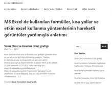 Tablet Screenshot of excelformulleri.net